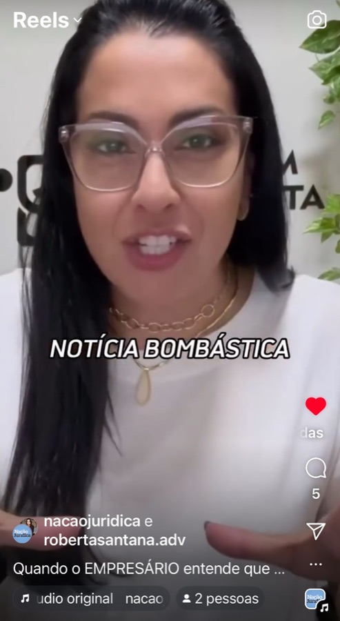Casos de repercussão no Instagram da Dra. Roberta Santana